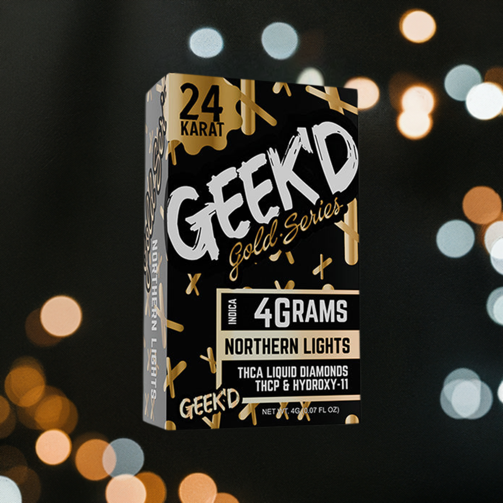 Geek’d 24k Gold Series Disposable | 4g | THCa+THCp+Hydroxy11 - Sky High West Chester
