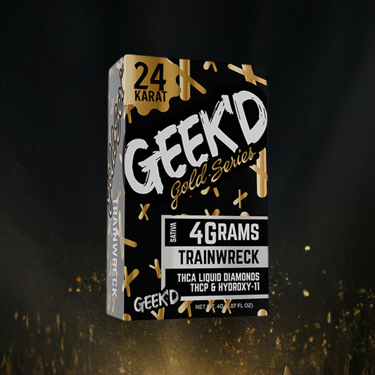 Geek’d 24k Gold Series Disposable | 4g | THCa+THCp+Hydroxy11 - Sky High West Chester