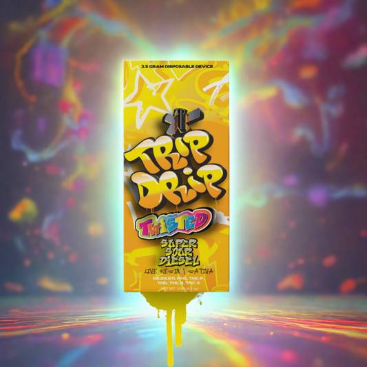 Trip Drip - Live Resin Twisted Blend - 3.5G Disposable - Trip Drip - Sky High West Chester