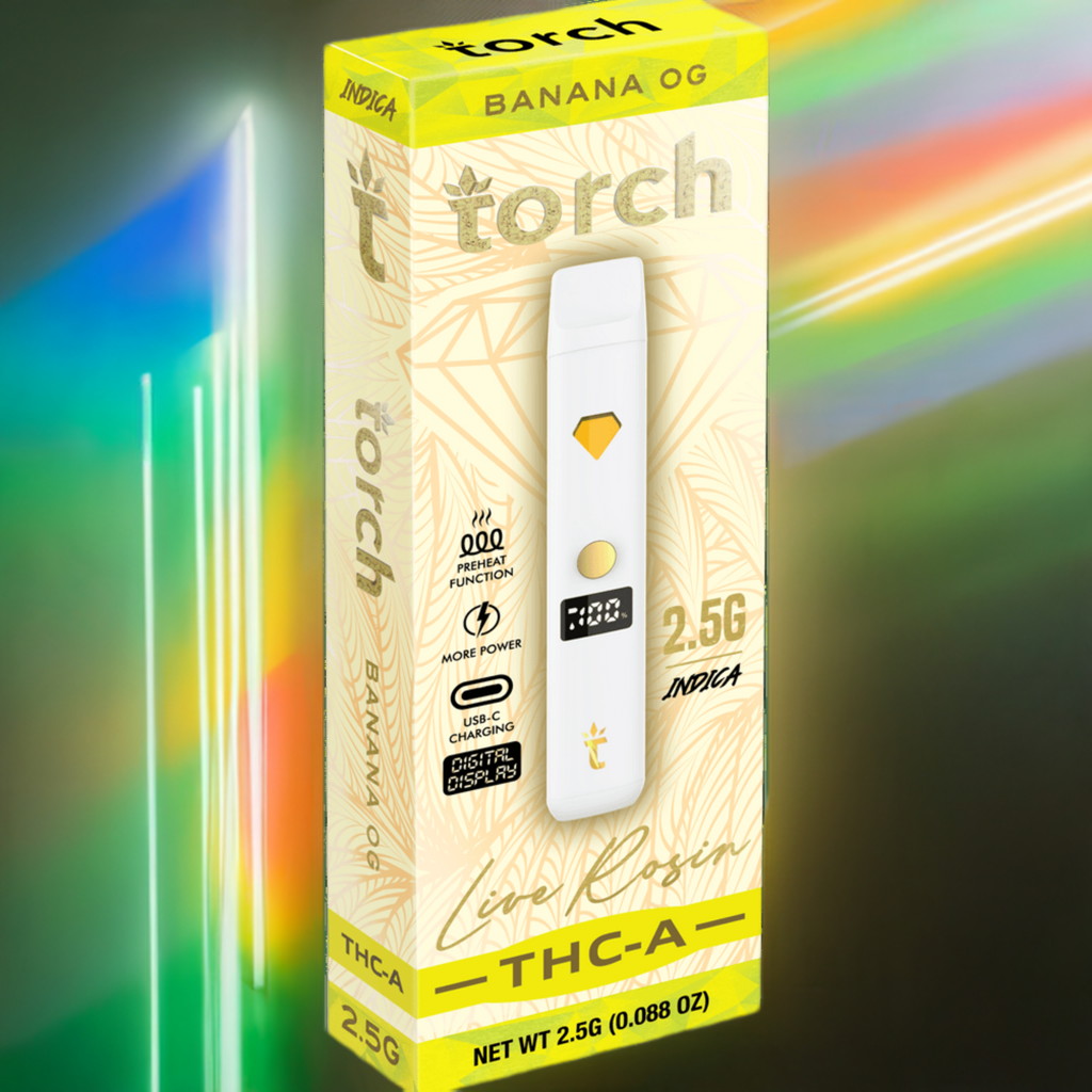 Torch 2.5G THC-A Live Rosin Disposables - Sky High West Chester