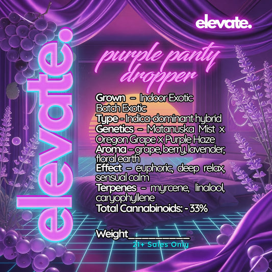 Purple Panty Dropper AAA+ Exotic Flower - Indica