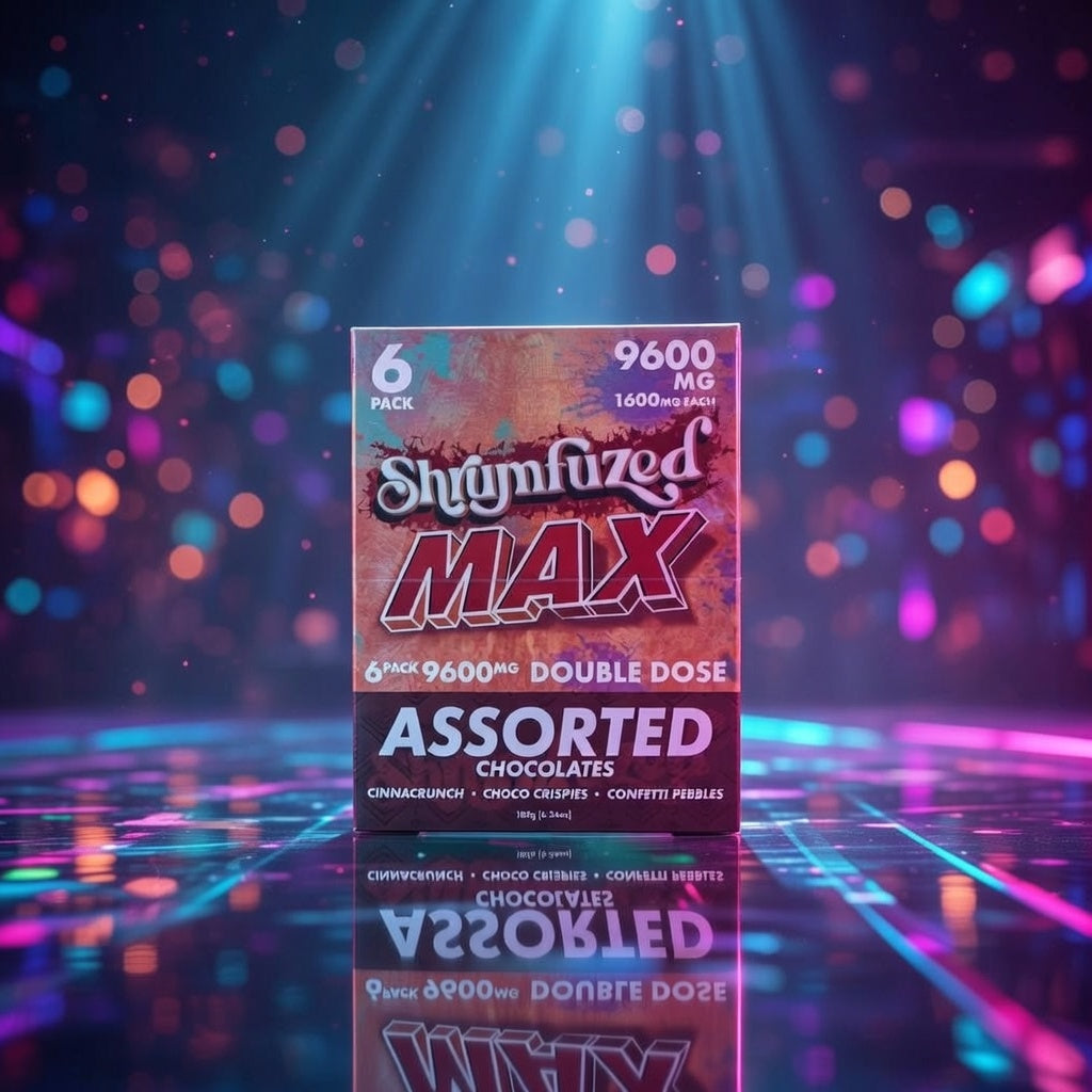Shrumfuzed Max - Assorted Chocolates - 9600mg - Shrumfuzed - Sky High Montgomery cincinnati