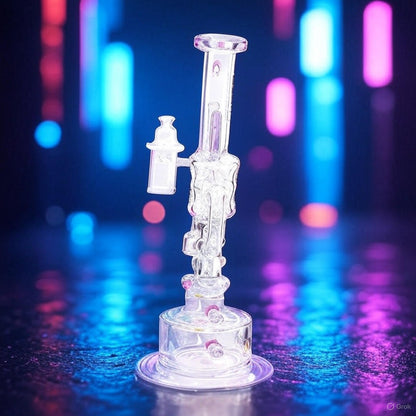 Lookah 10" Cool Recycler Klein Handgun Bong – Purple Swiss Perc