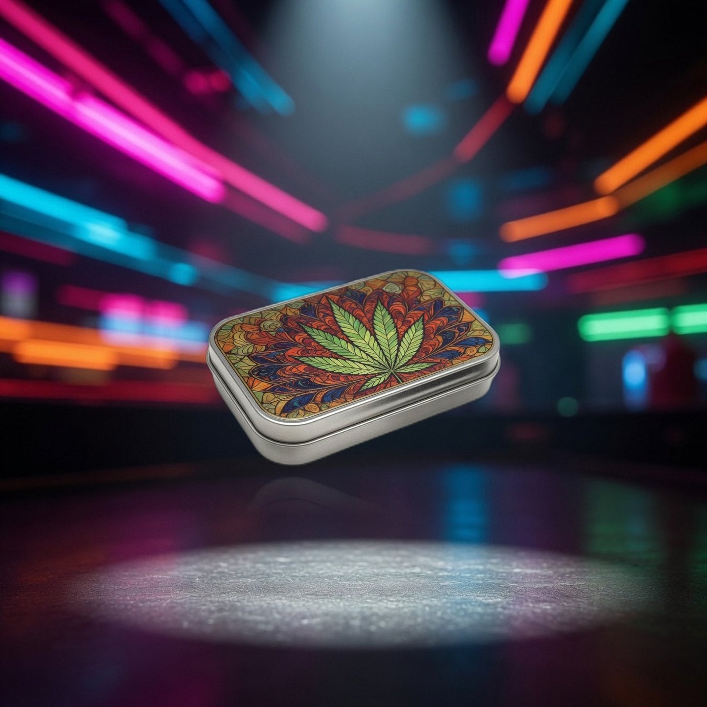 Leaf Stash Tin