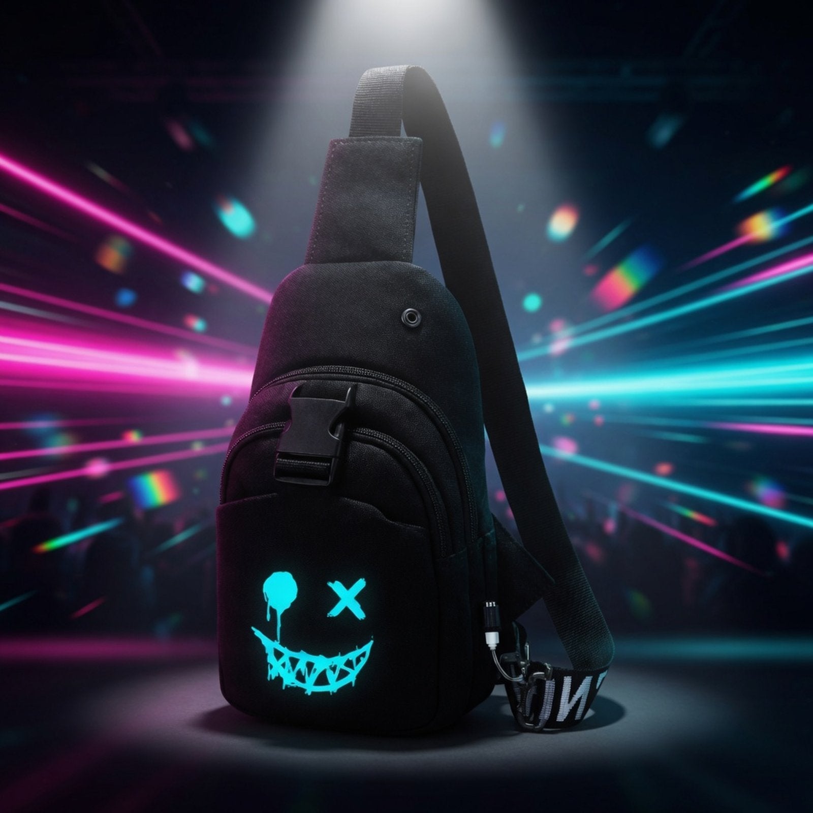 Luminous smiley sling — Sky High