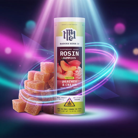 MHC Live Rosin D9 Gummy - 30ct - Peaches & Cream (Sativa)