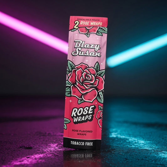Blazy Susan Rose Wraps — Sky High neon packshot