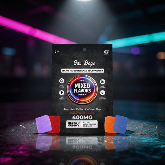 gas-boys-nano-9-d9-gummies-400mg-1 — Sky High neon packshot