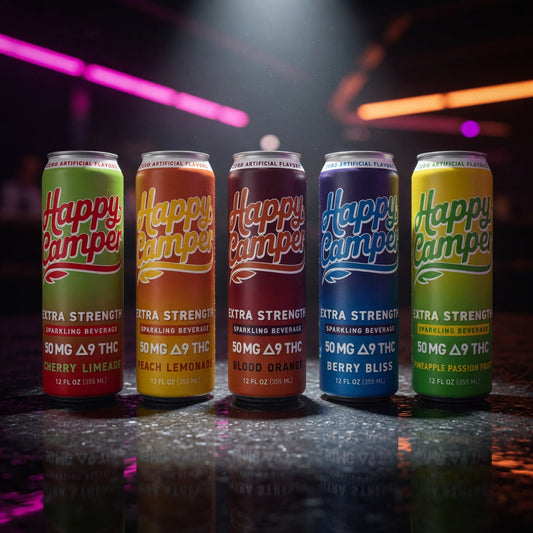 happy-camper-extra-strength-d9-drinks — Sky High neon packshot