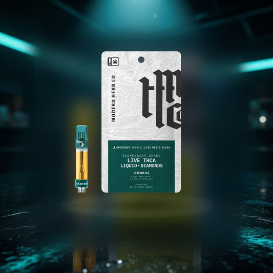 mhc-liquid-diamonds-lemon-og-indica-1g — Sky High neon packshot