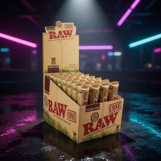 raw organic hemp cones 1 14 6pack — club packshot