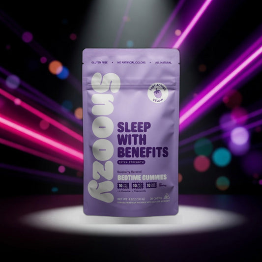 Snoozy Sleep With Benefits Extra Strength 20ct — Sky High neon