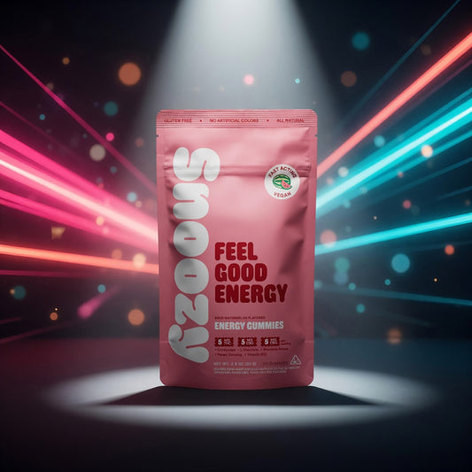 Snoozy Feel Good Energy Gummies — Sour Watermelon 20ct