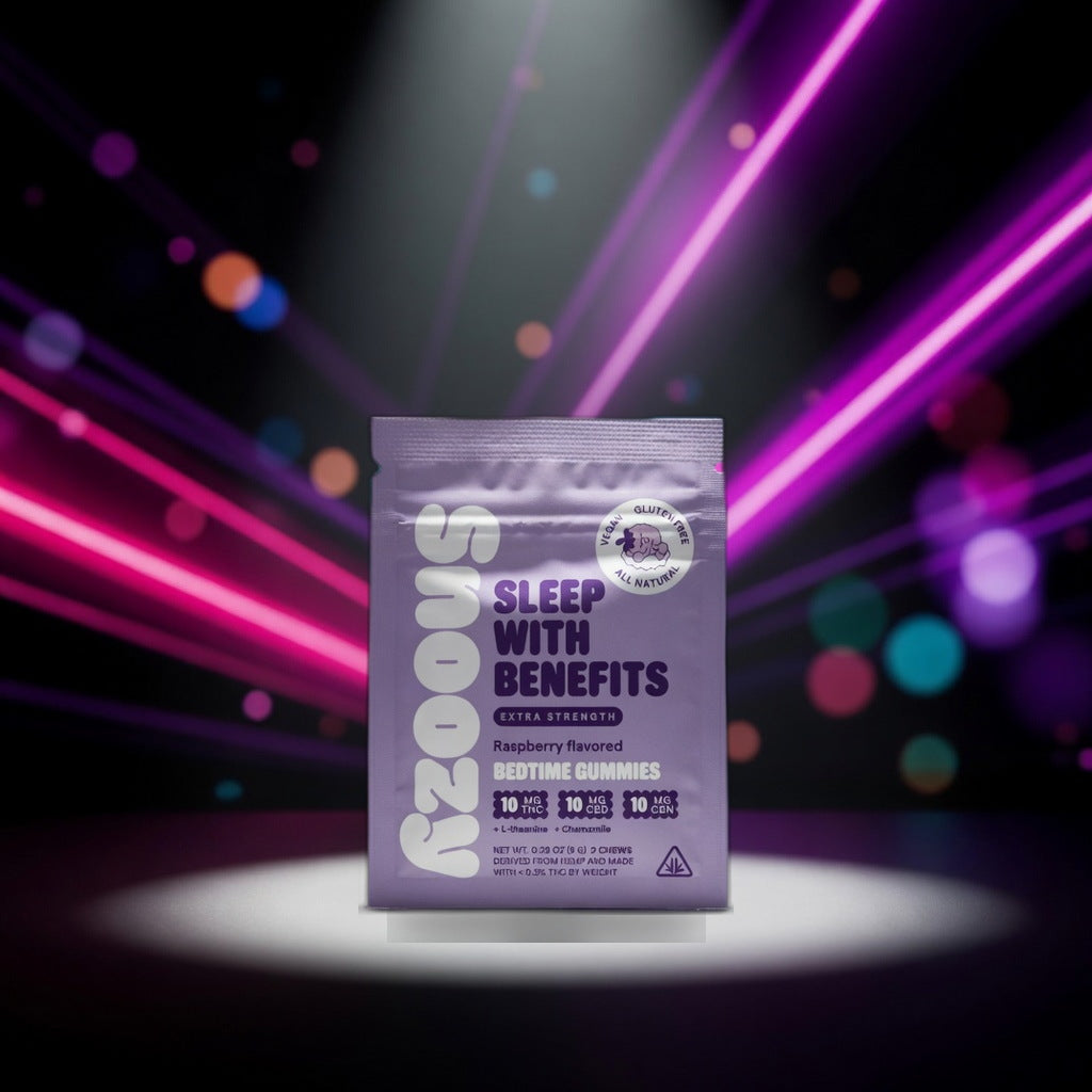 Snoozy Sleep With Benefits Extra Strength go pack — Sky High neon