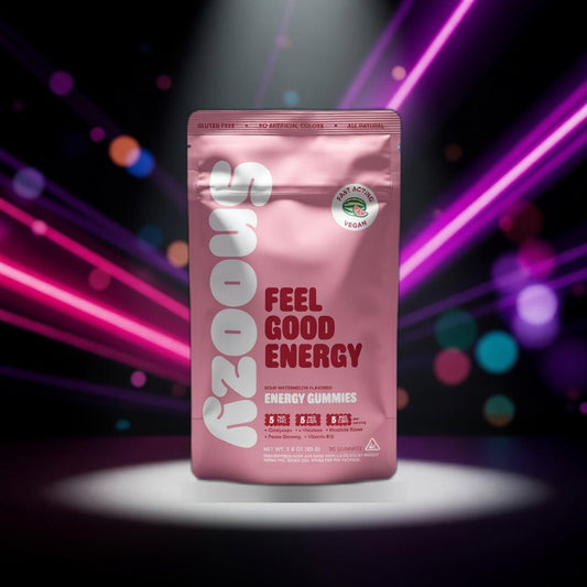 Snoozy Feel Good Energy 20ct — Sky High neon