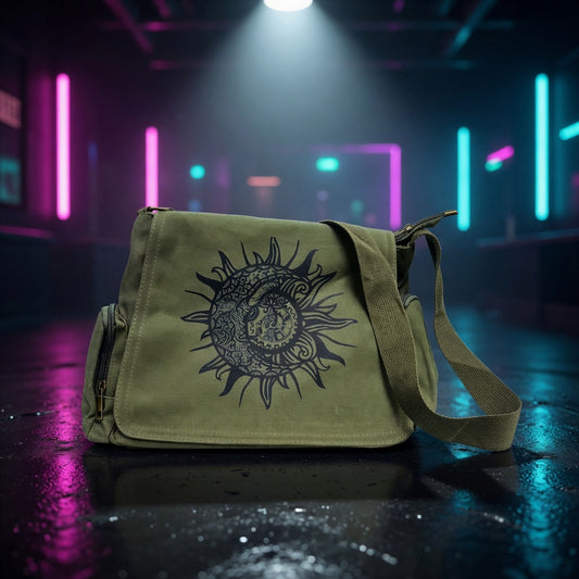 tribal sun messenger bag — club packshot