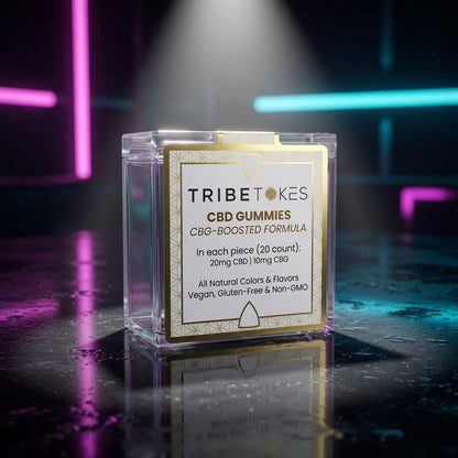 tribe tokes cbd cbg wellness gummies — club packshot