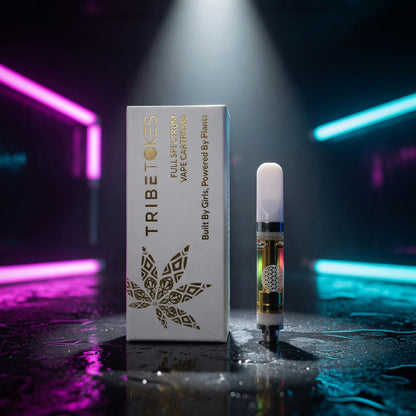 tribe tokes live resin thca vape cartridges — club packshot