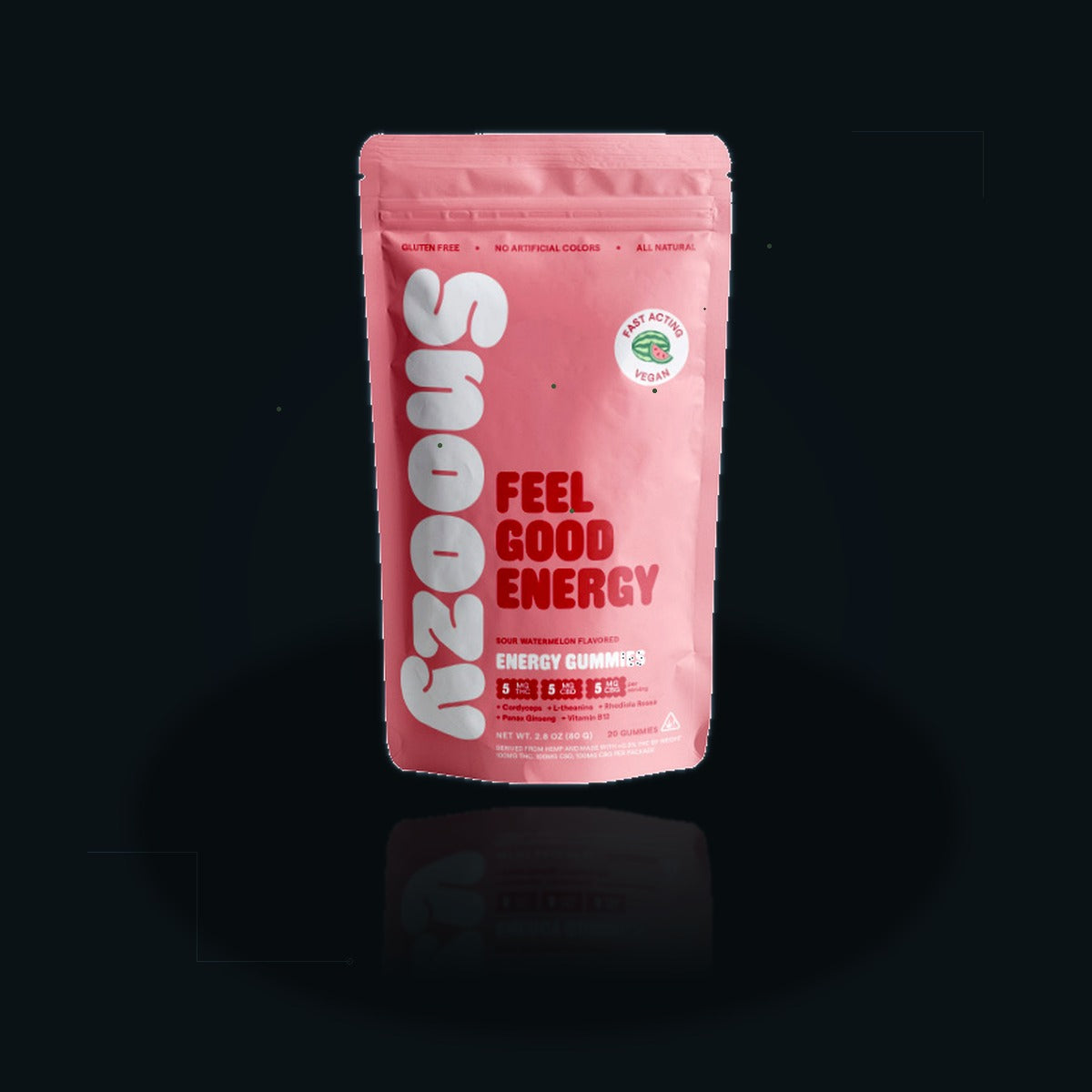 Snoozy Feel Good Energy Sour Watermelon 20ct — Sky High P1