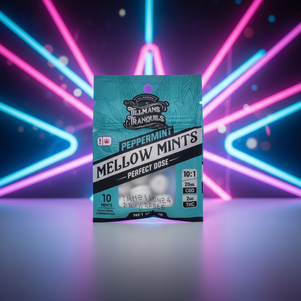 Tillman's Tranquils Microdose Effect-Specific THC Mints