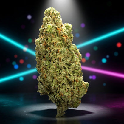 Laffy Taffy Smoker's Cup Flower (Sativa Hybrid 28.36%) — Sky High neon