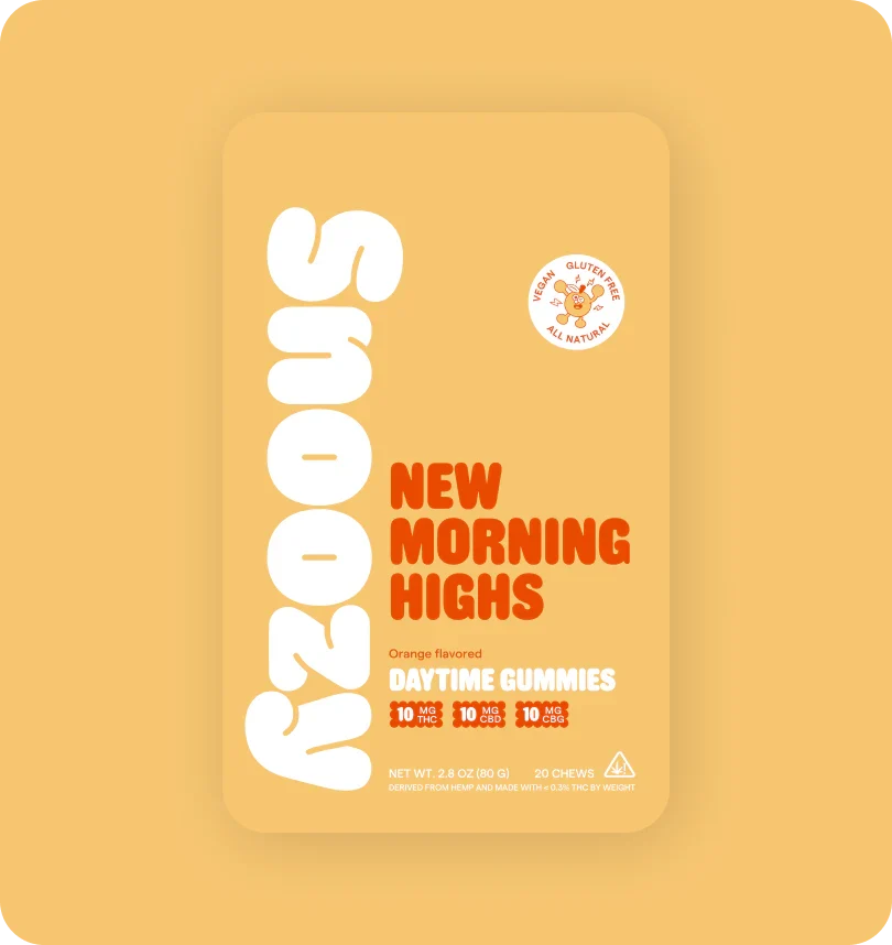 Snoozy New Morning Highs Gummies