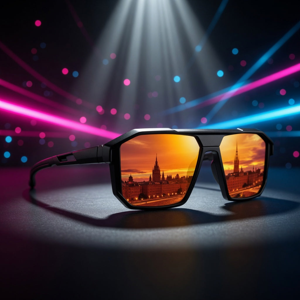 Square Sunglasses — Sunset