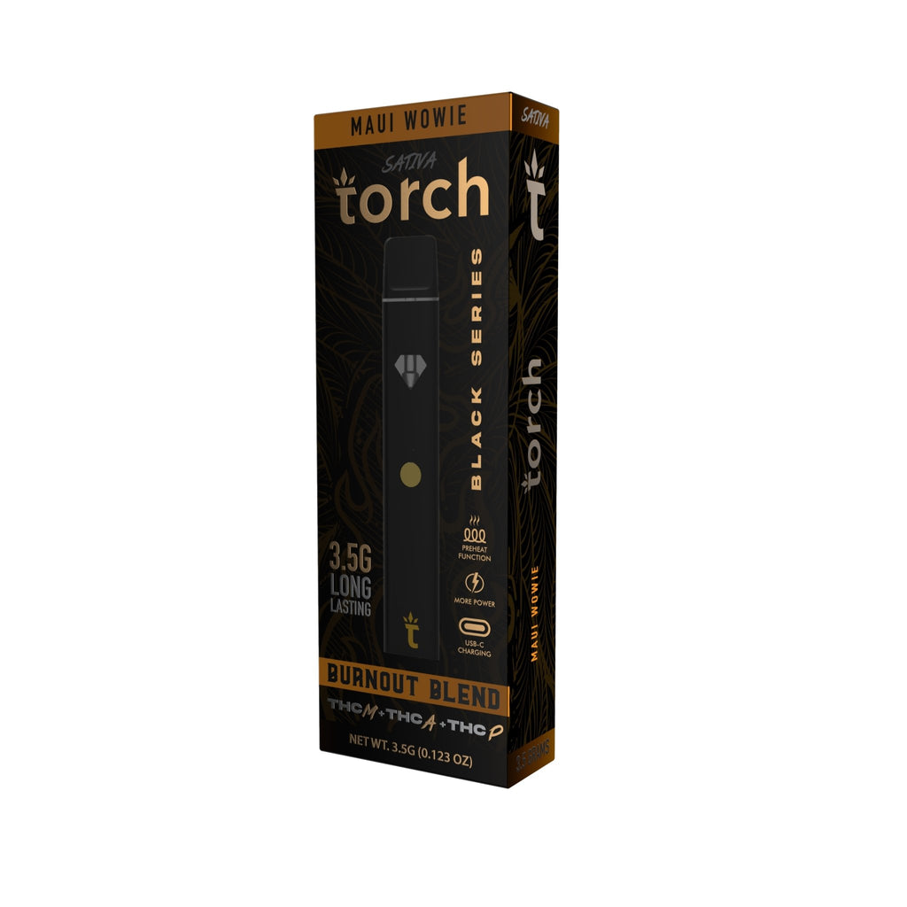 Torch Black Series Burnout Blend 3.5g THC-M/THC-A/THC-P Disposable - Sky High West Chester