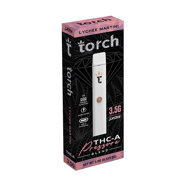Torch THC-A Pressure Blend 3.5G Disposables - Torch - Sky High West Chester