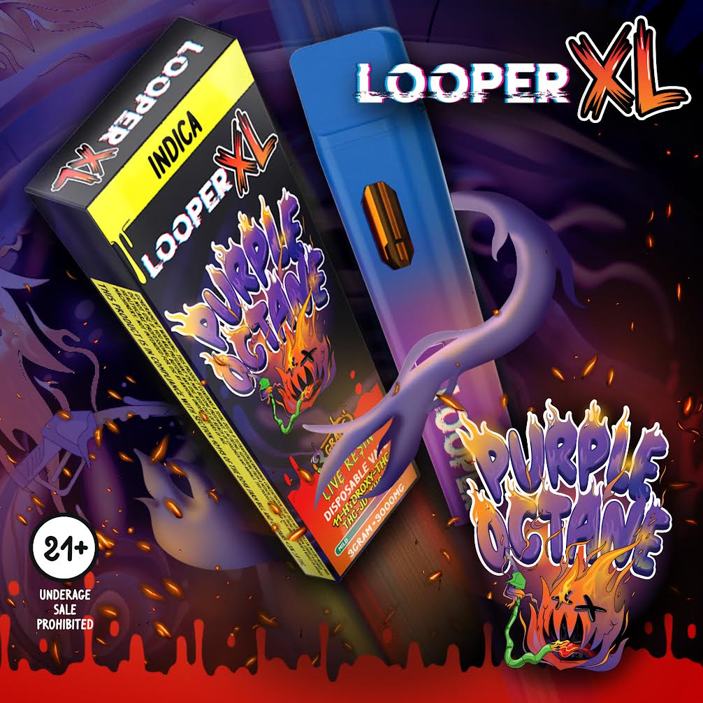 Looper XL Series Live Resin 3ML Disposables #hot